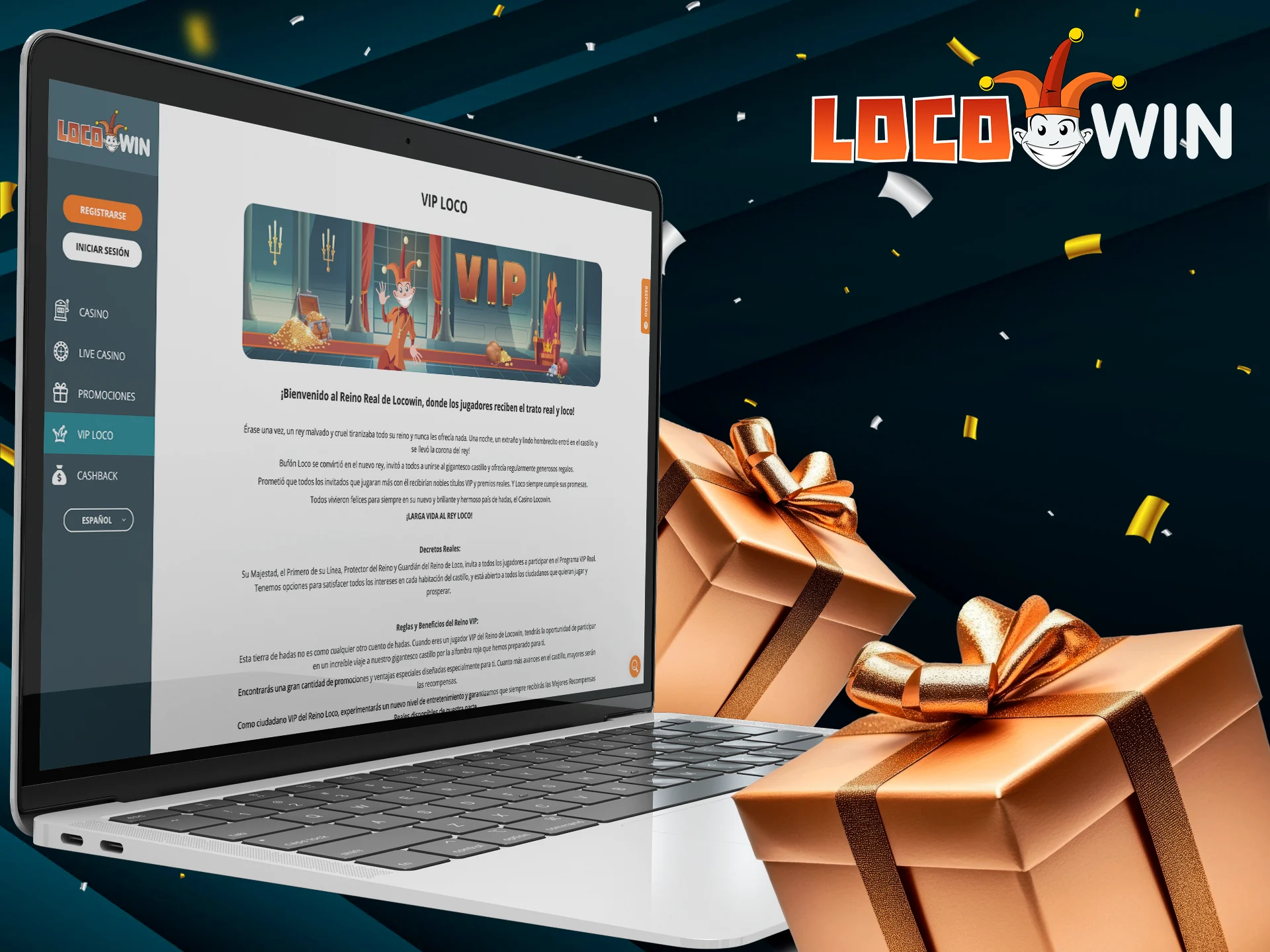 Bonificaciones que puede obtener al unirse al programa VIP de Locowin.