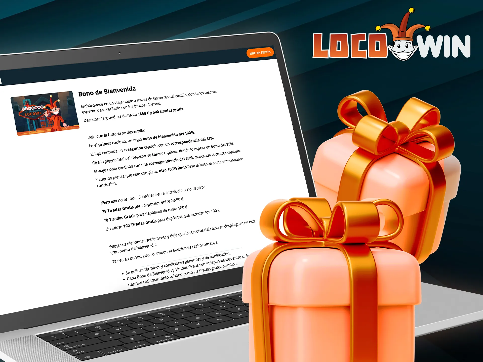 Consigue un bono de bienvenida de Locowin y empieza a jugar.