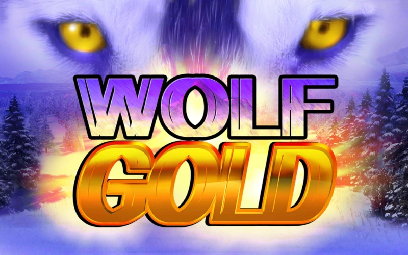 Caza grandes premios bajo la luz de la luna en la tragaperras Wolf Gold del casino Locowin.